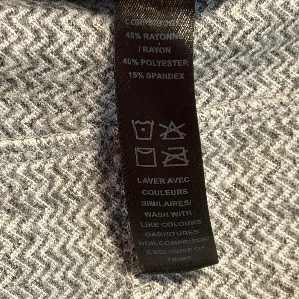 Kyodan Outdoor Gray Chevron High Waist Leggings Running Athletic Womens Sz Large - Picture 8 of 9
